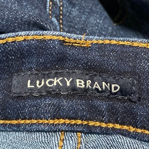 Lucky Brand Women's Blue Medium Wash Mid Rise Straight Leg Denim Jeans Pants 29 - Picture 4 of 5